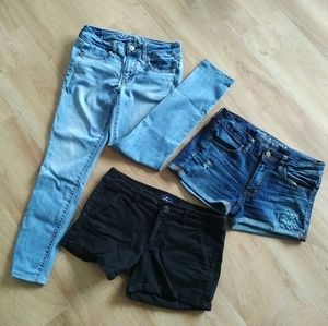 AE jeans and shorts lot